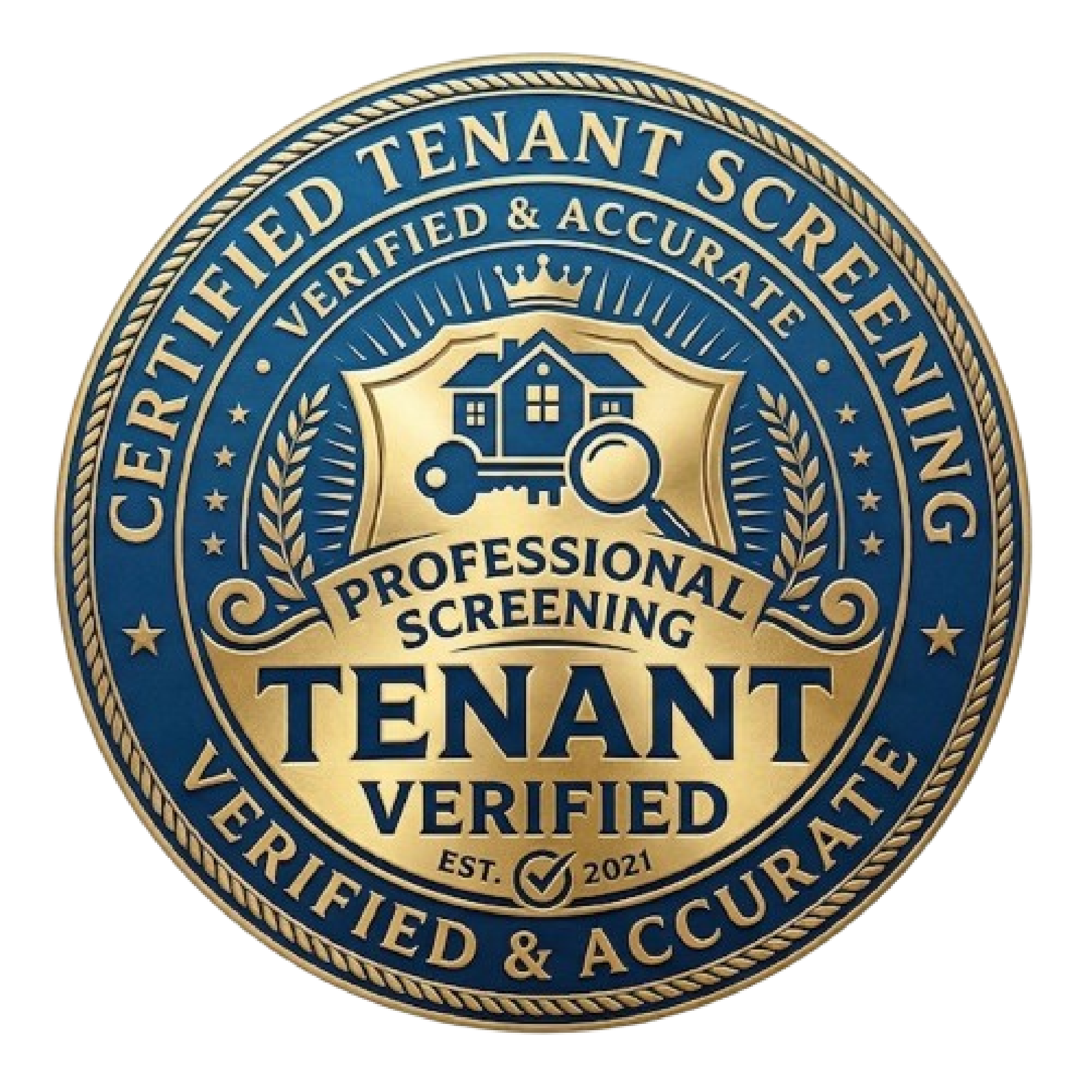 Tenant screening verified badge property management